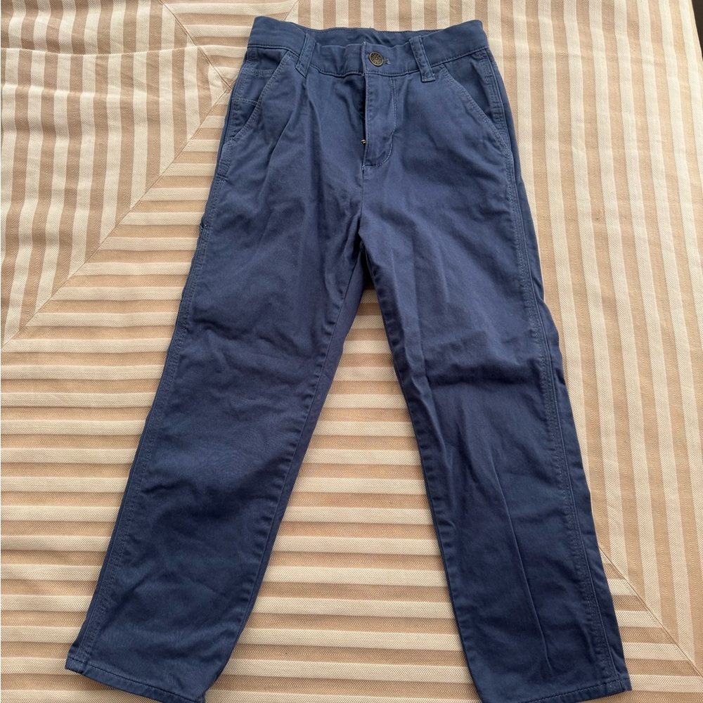 J Crew Crewcuts Blue Casual Trousers Relaxed Fit NWOT